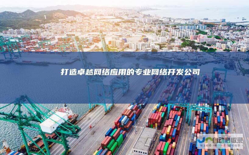 打造卓越网络应用的专业网络开发公司